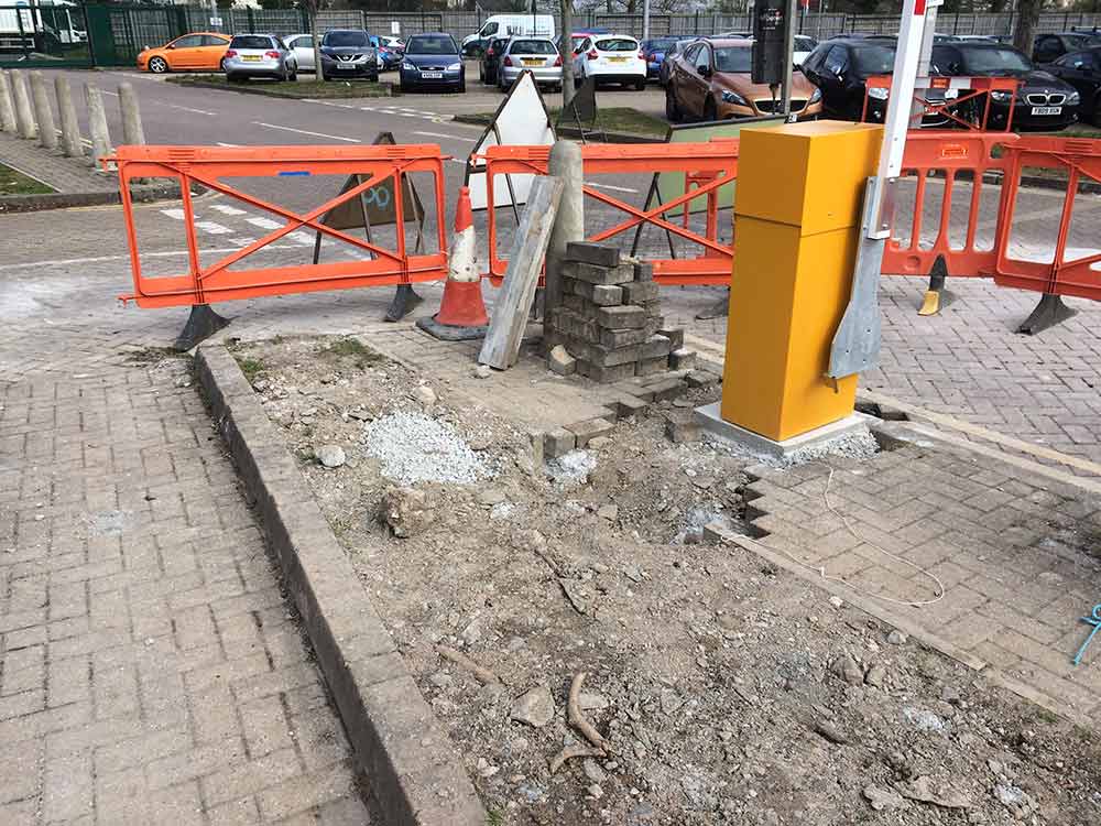 RN4 car park improvement concrete repairs a&a ashton case studies bricks damage deterioration