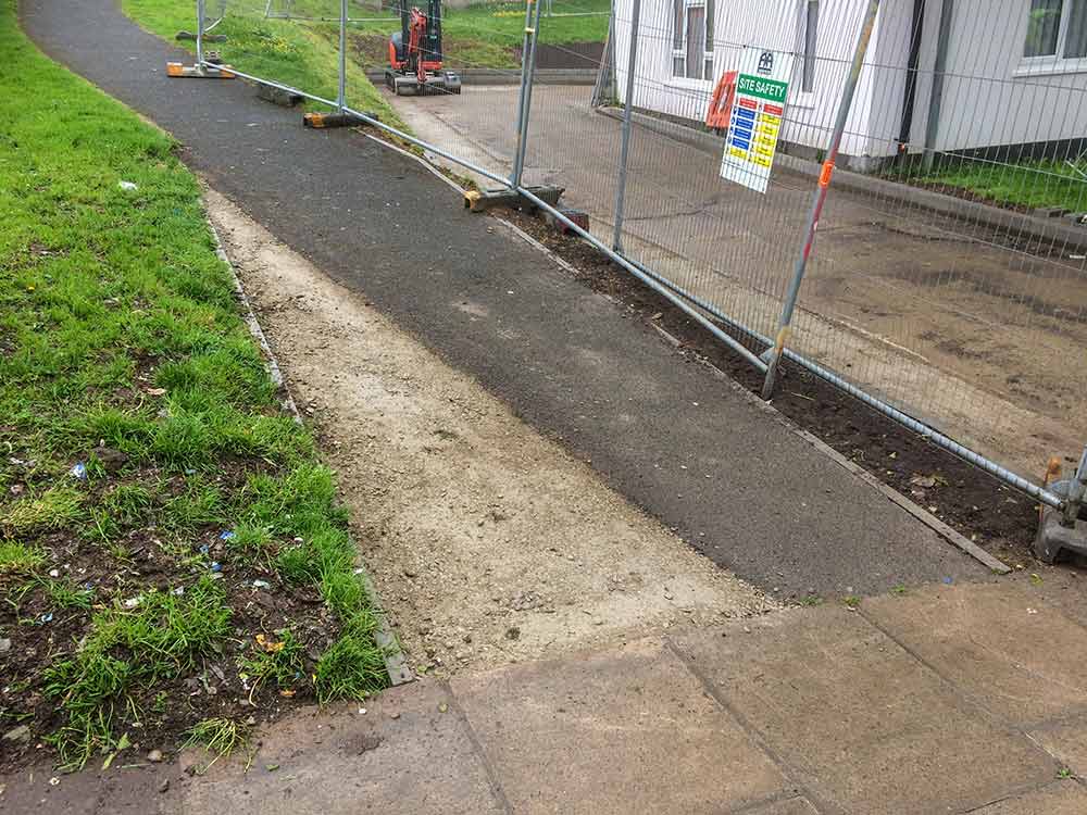 refurbishment works plymouth concrete repairs drainage site safety fencing